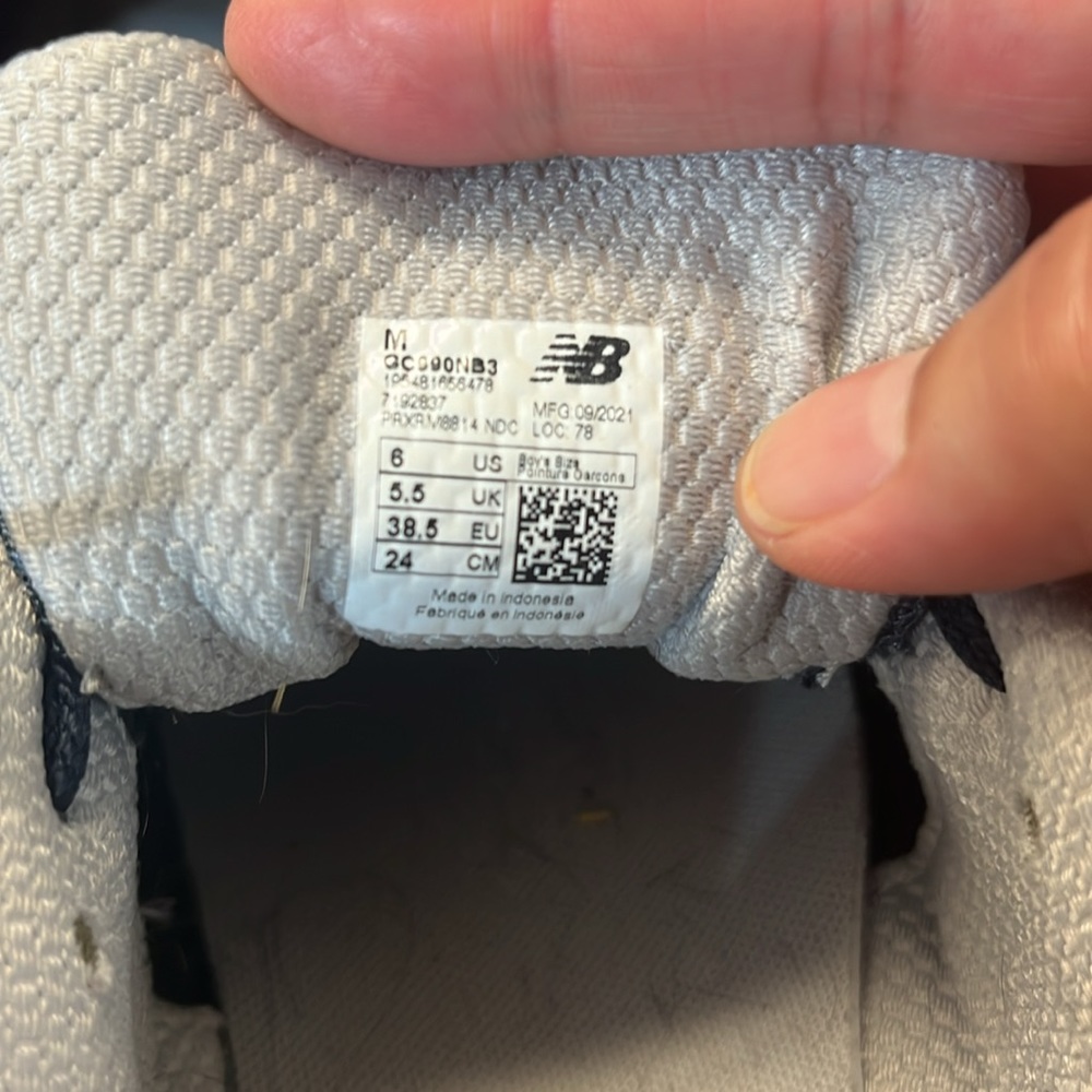 New Balance 990V3 Grade School Blue Gray‎ Sneakers GC990NB3 Sz. 6 - Picture 9 of 9